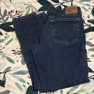 Levi's red tab Boyfriend. Dark Blue Straight Leg Women's Jeans. 30/30